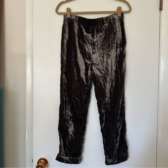 Anthropologie Women’s Cuffed Velvet Trousers XS Brown - Picture 3 of 8